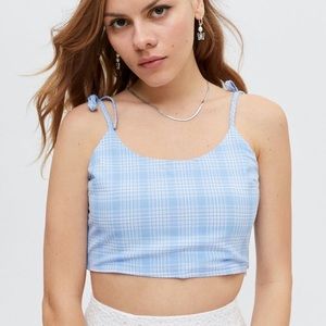 Daisy Street Tie-Shoulder Cropped Top NWT